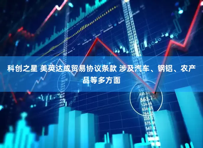 科创之星 美英达成贸易协议条款 涉及汽车、钢铝、农产品等多方面