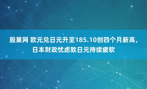股巢网 欧元兑日元升至185.10创四个月新高，日本财政忧虑致日元持续疲软